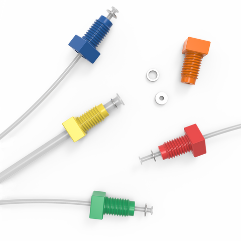 Custom-Length Tubing with Flanged Fittings Installed