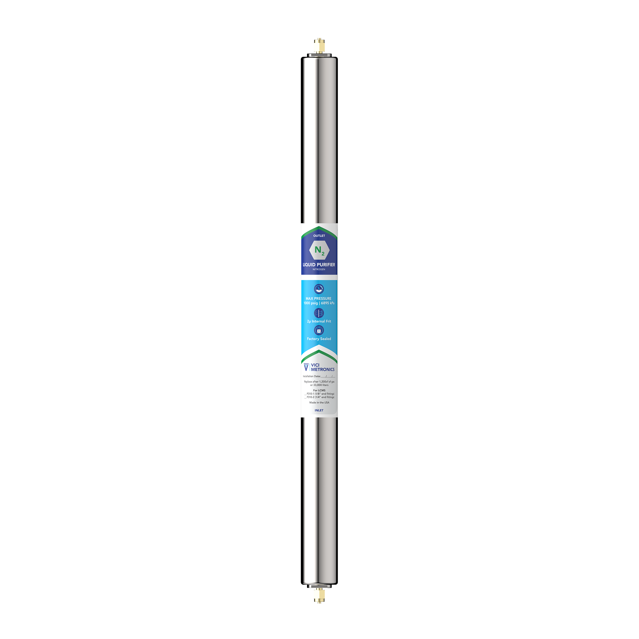 Liquid Nitrogen Gas Purifier for LC/MS Applications